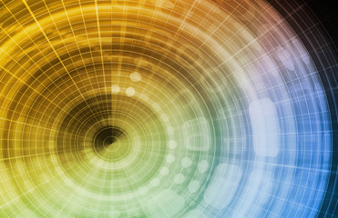 Fototapeta premium Technology Network