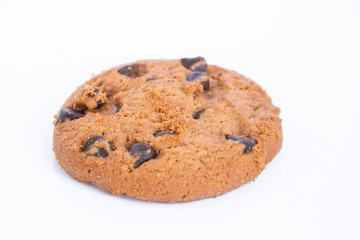 cookies on white background.
