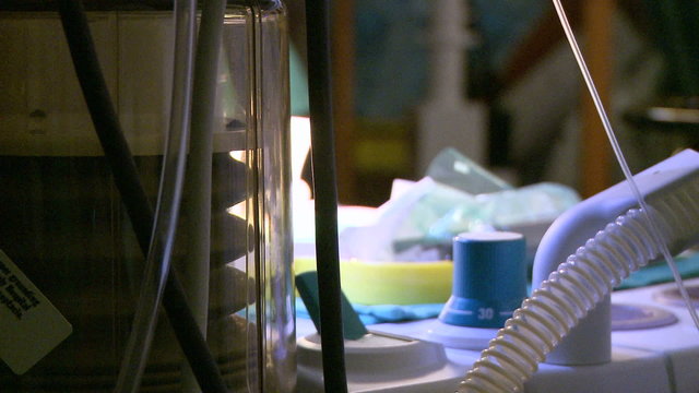 Robotic removal of the uterus