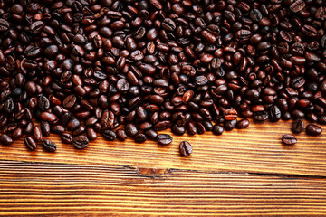 Coffee beans background