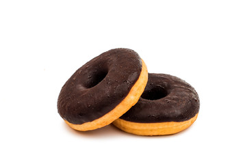 donut in chocolate glaze