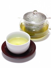 温かい日本茶