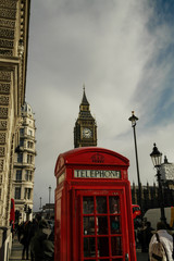 Fototapeta na wymiar Telephone box London
