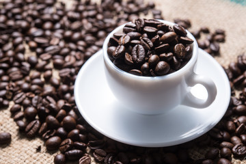 roasted coffee beans, can be used as a background