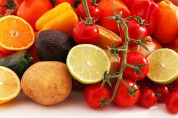 新鮮な野菜と果物