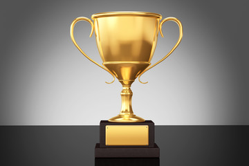 Champion gold cup trophy