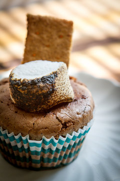 Toasted Smore Cupcake