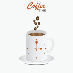 Coffee time design .
