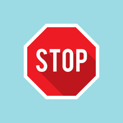 Vector Stop Sign Icon