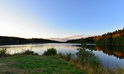 Fichtelsee See Bayern Herbst