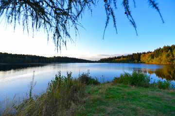 Fichtelsee See Bayern Herbst