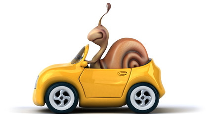 Obraz premium Fun snail