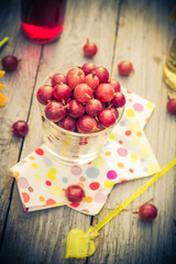 Summer dessert fruit gooseberry colorful drinks