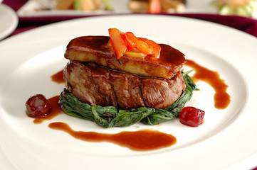 Tournedos Rossini.
