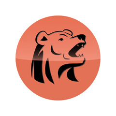 Bear head symbol