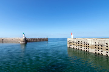 The Port of Dielette, Normandy, France