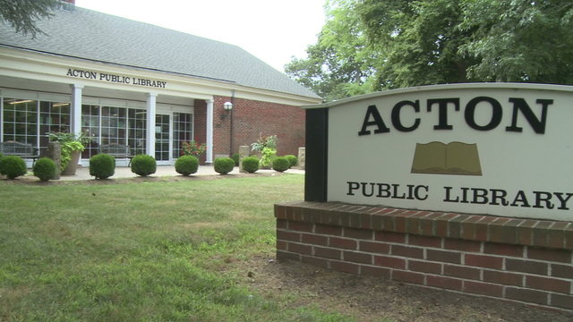 Public library sign