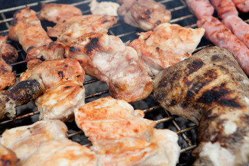 Chicken on the barbecue