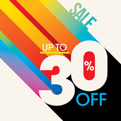 sale shopping background and label for business promotion