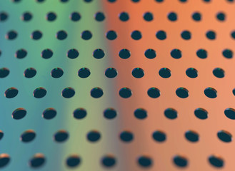 Abstract modern background with green and orange circles