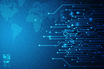 Digital Abstract Business background