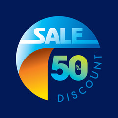 sale shopping background and label for business promotion