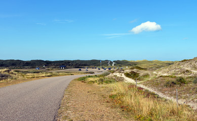 Dünenparkplatz am Strand von Houstrup