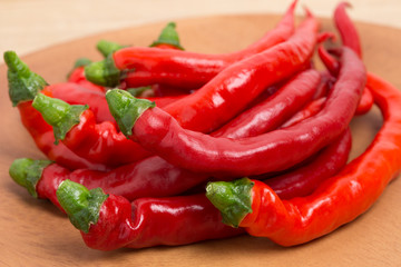 生のトウガラシ