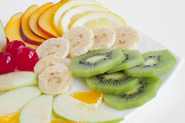 delicious salad of mixed fruit