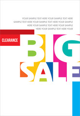 sale shopping background and label for business promotion