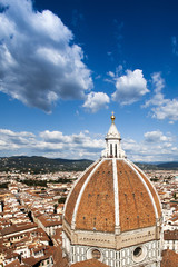 Fototapeta na wymiar Kuppel in Florenz, Cathedral of Santa Maria del Fiore