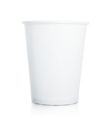 Empty paper cup