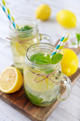 Lemonade with citrus and ginger