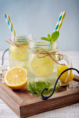 Lemonade with citrus and ginger