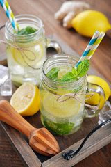 Lemonade with citrus and ginger