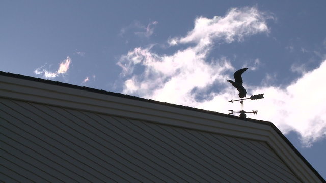 Rooster weather vane