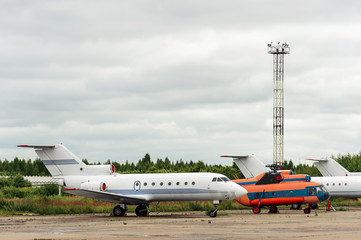 aircraft in airport