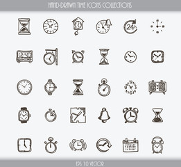Collection of time icons