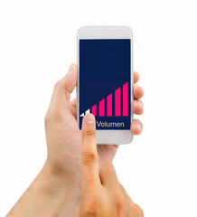 volume down the smartphone
