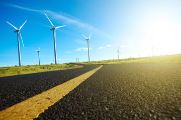 Environmentally friendly power generation wind power turbines