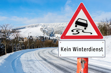 Achtung Unfallgefahr