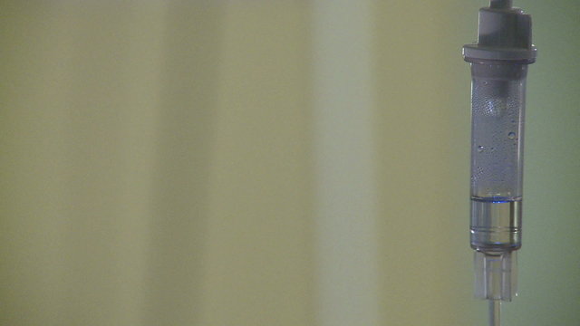 IV drip during robotic hysterectomy surgery