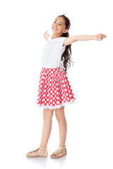 Fototapeta premium fashionable schoolgirl