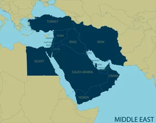 Middle East Map © Itan1409