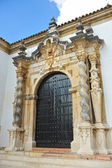 Obraz premium Portada de la Iglesia de la Asunción, Cabra, provincia de Córdoba, España 