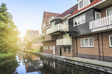 Fototapeta premium Houses in Volendam, Netherlands.