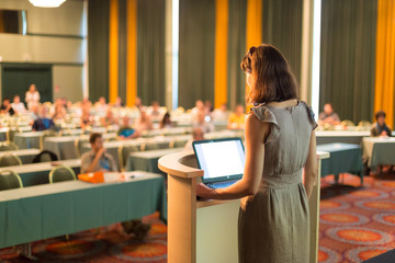 Speaker at Business Conference and Presentation.