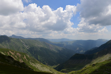 Mountain landscape in Romania