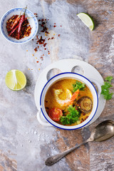 Thai soup Tom Yam