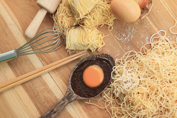 Obraz na płótnie Canvas egg noodles